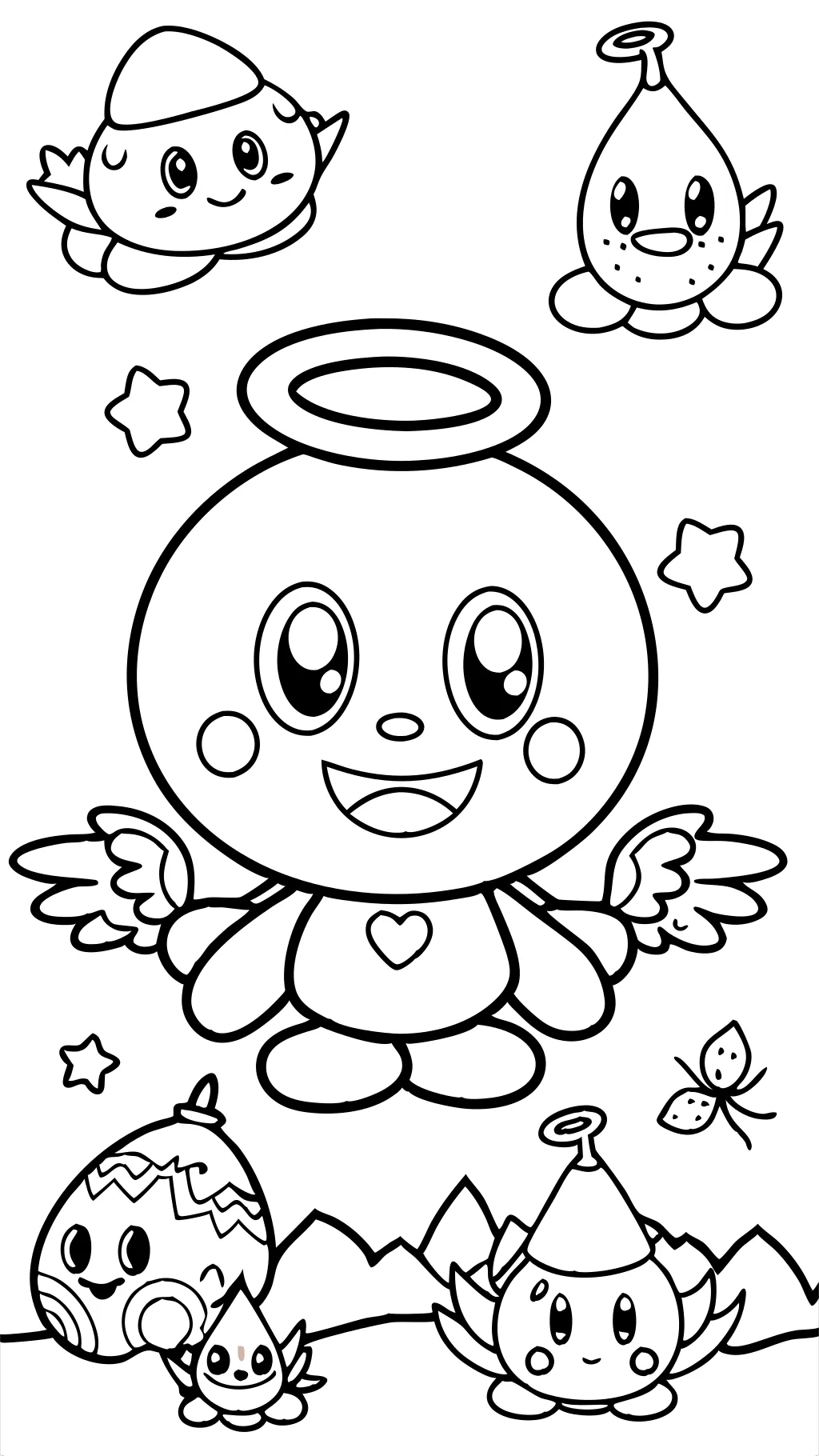 chao coloring pages